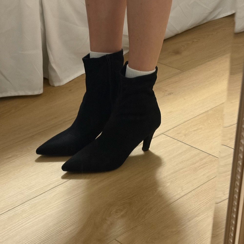 ASOS Black Heeled Boots